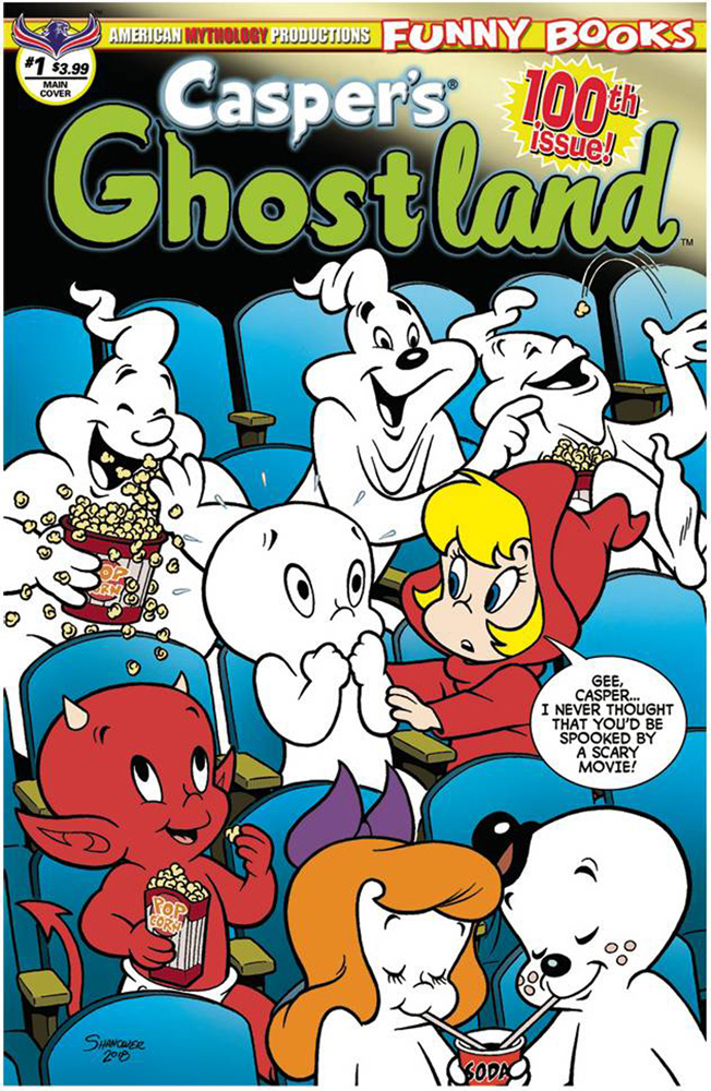 Image: Casper's Ghostland #1 (main cover - Eric Shanower)  [2018] - American Mythology Productions
