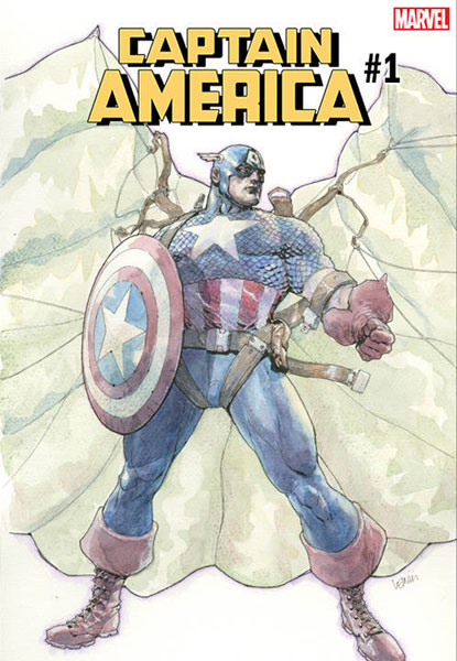 Image: Captain America #1 (variant cover - Leinil Francis Yu)  [2018] - Marvel Comics