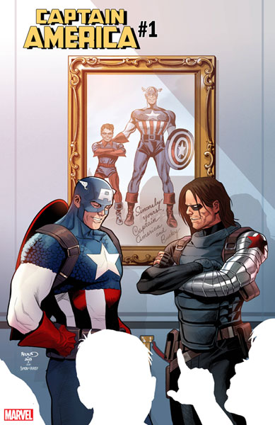 Image: Captain America #1 (variant cover - Paul Renaud)  [2018] - Marvel Comics