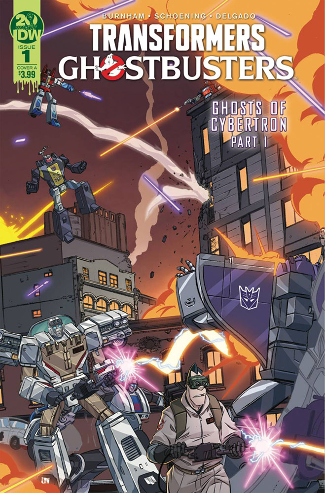 Image: Transformers / Ghostbusters #1 (cover A - Schoening)  [2019] - IDW Publishing