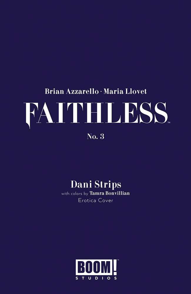 Image: Faithless #3 (Erotica variant cover - Strips)  [2019] - Boom! Studios