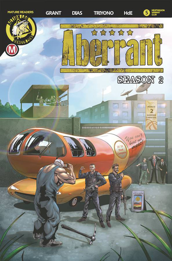 Image: Aberrant Season 2 #5 (cover B - Leon Dias) - Action Lab - Danger Zone