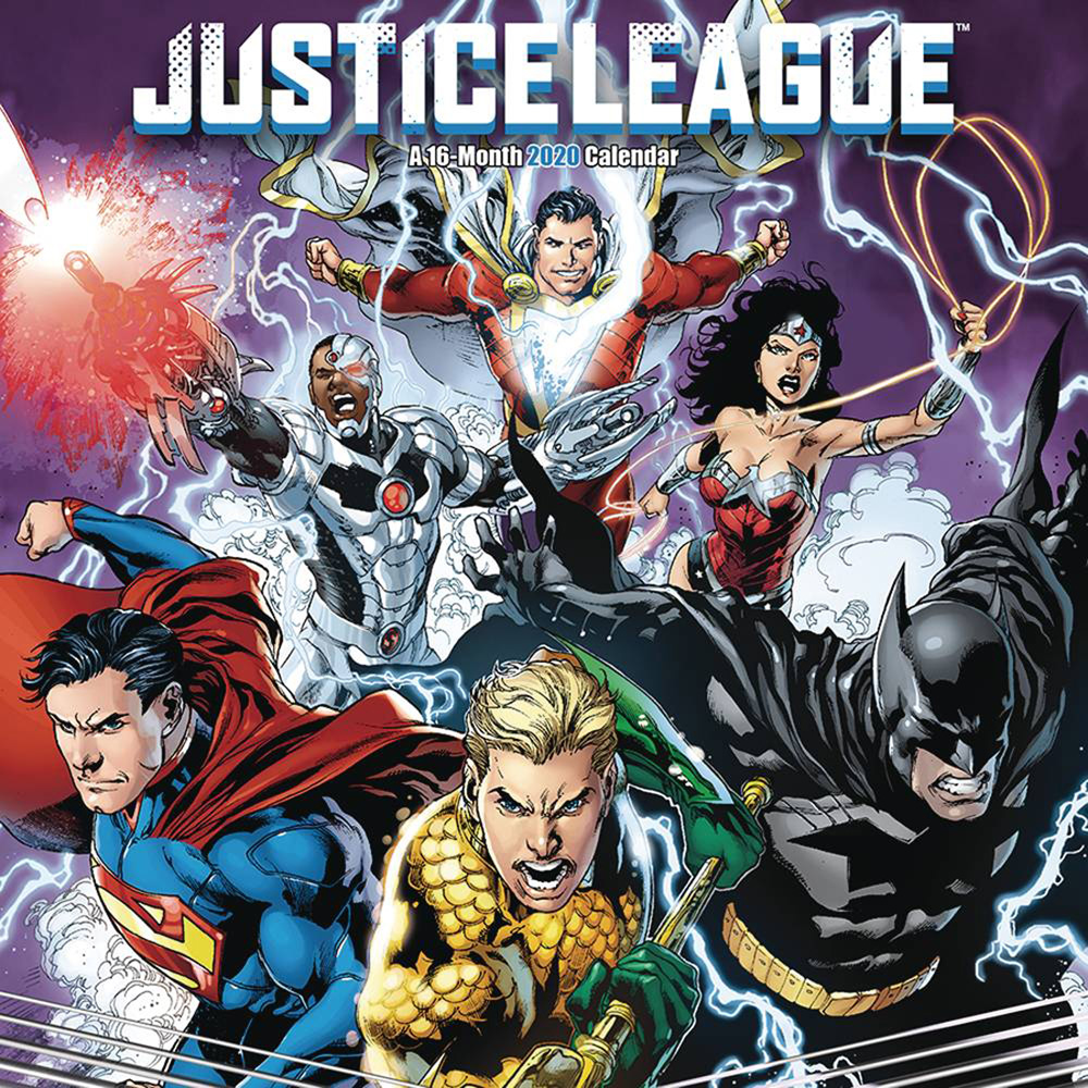Image: Justice League 16-Month 2020 Wall Calendar  - Trends Intl