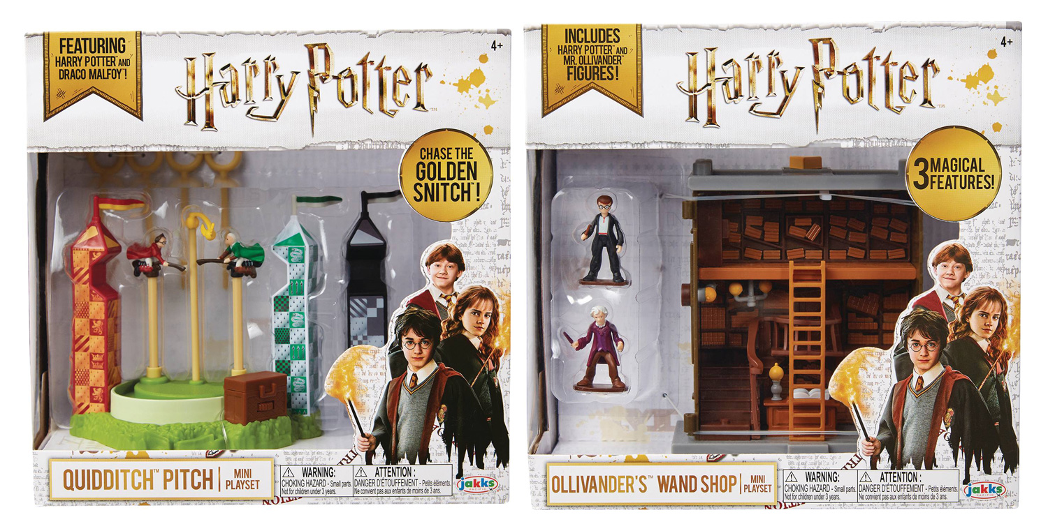 Image: Harry Potter Mini-Playset Wave 1 Set  - Jakks Pacific