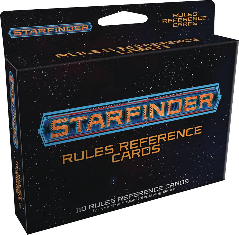 Image: Starfinder Rules Reference Cards Deck  - Paizo Inc