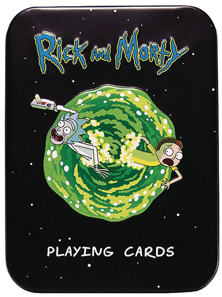 Image: Rick & Morty Playing Cards Tin  - Usaopoly