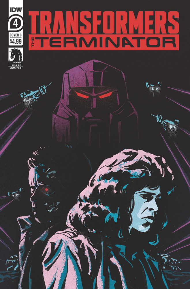 Image: Transformers vs. the Terminator #4 (cover A - Fullerton) - IDW Publishing