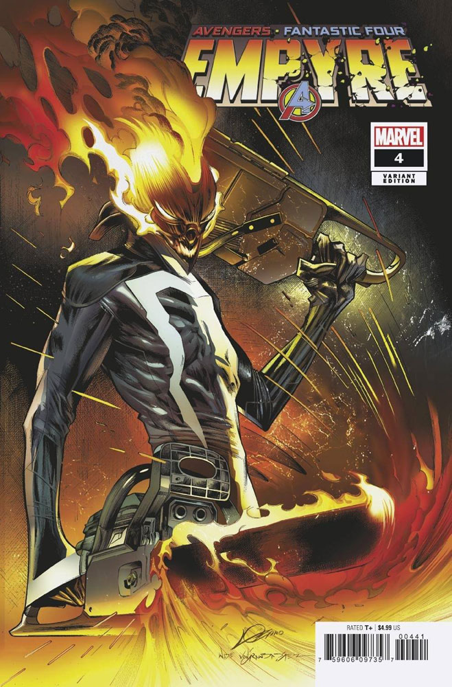 Image: Empyre #4 (variant Avenger cover - Lozano) - Marvel Comics