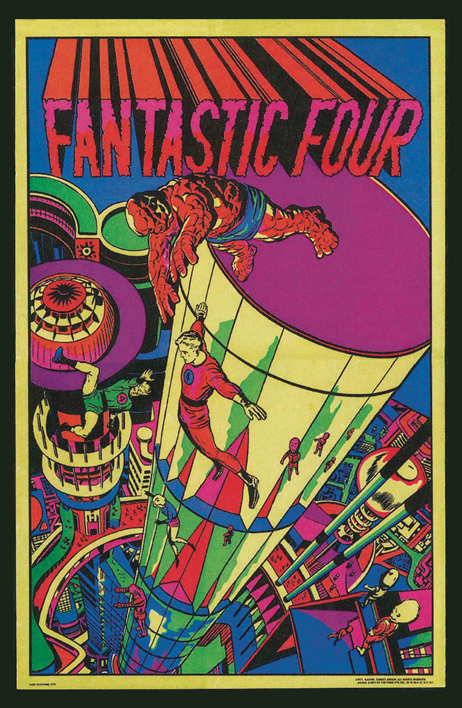 fluorescent black comic fluorescent black comic