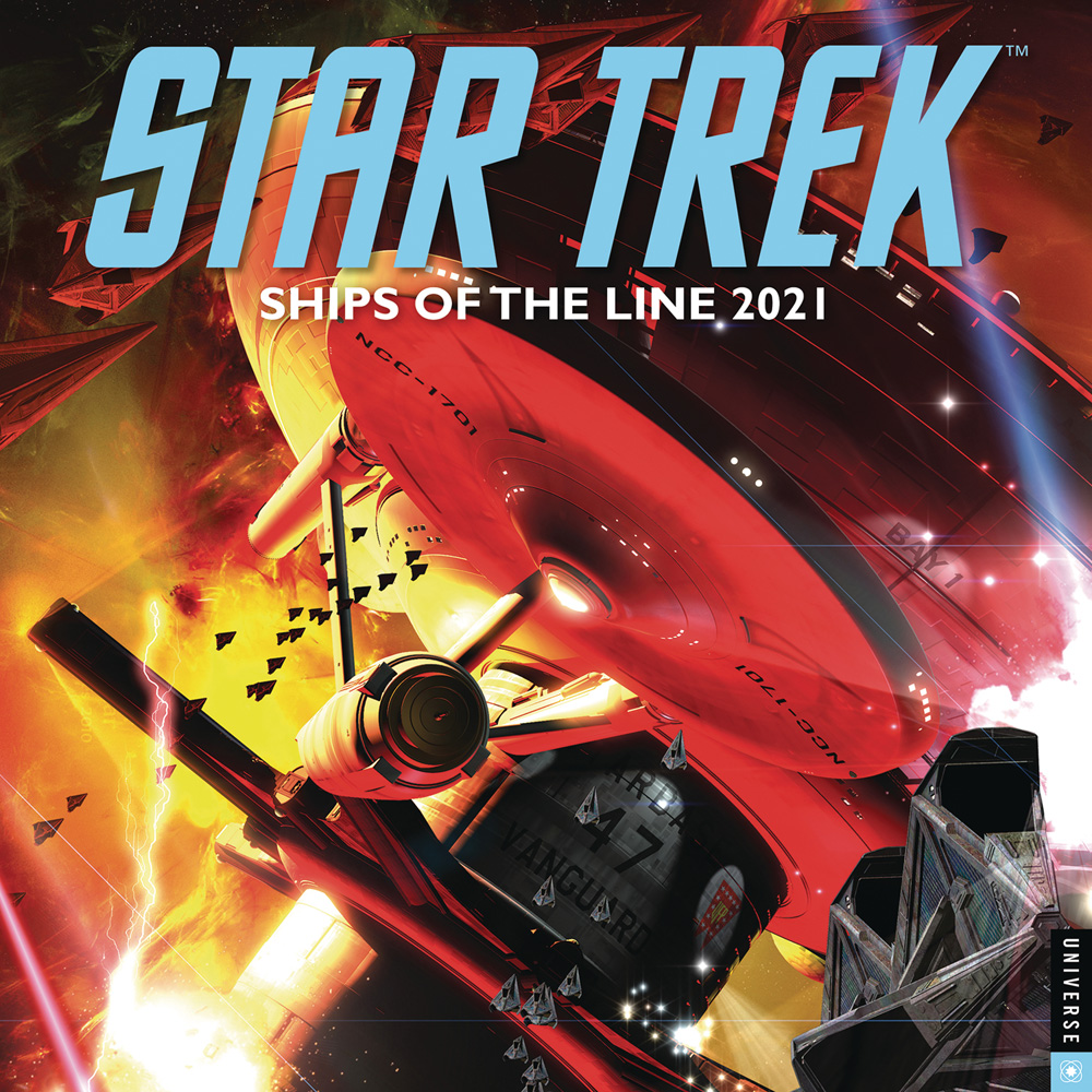 Image: Star Trek: Ships of Line 2021 Wall Calendar  - Universe Publishing