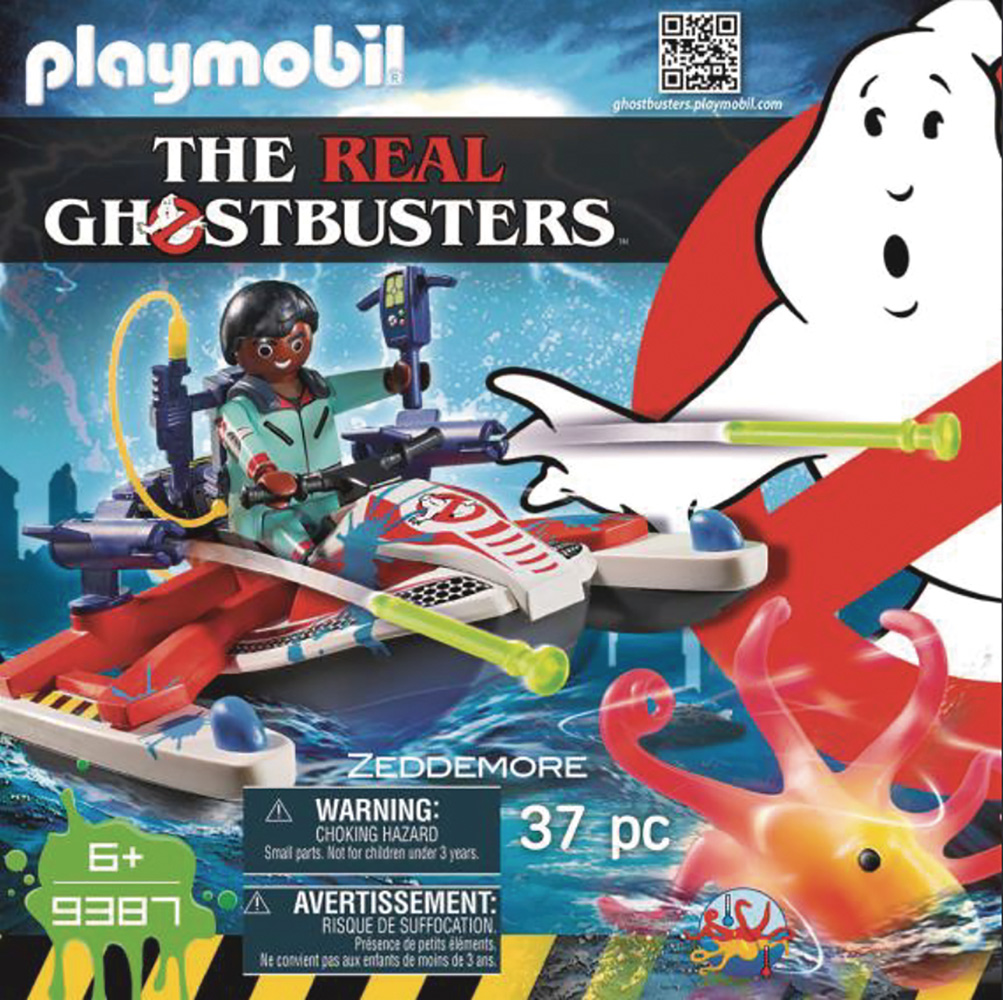 Image: Playmobil Real Ghostbusters Action Figure Set: Zeddemore  (w/Aqua Scooter) - Playmobil Usa