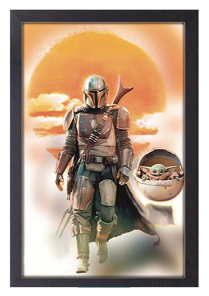 Baby Yoda The Mandalorian Framed 8x10 Music Photo – Super Sports Center