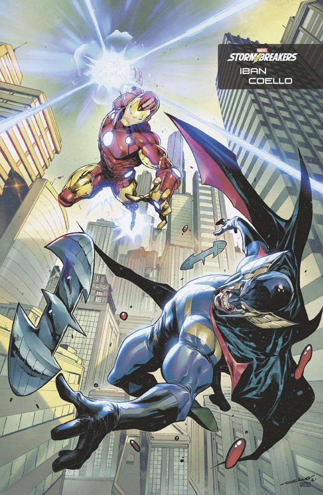 Image: Heroes Reborn #7 (variant Stormbreakers cover - Coello) - Marvel Comics