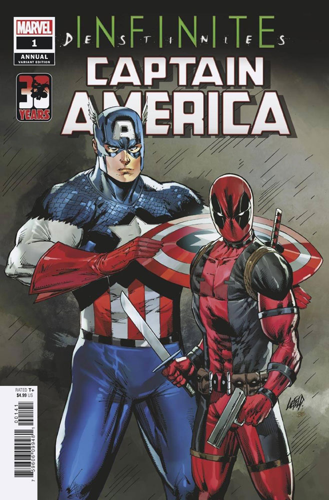 Image: Captain America Annual #1 (variant Deadpool 30th cover - Liefeld) - Marvel Comics