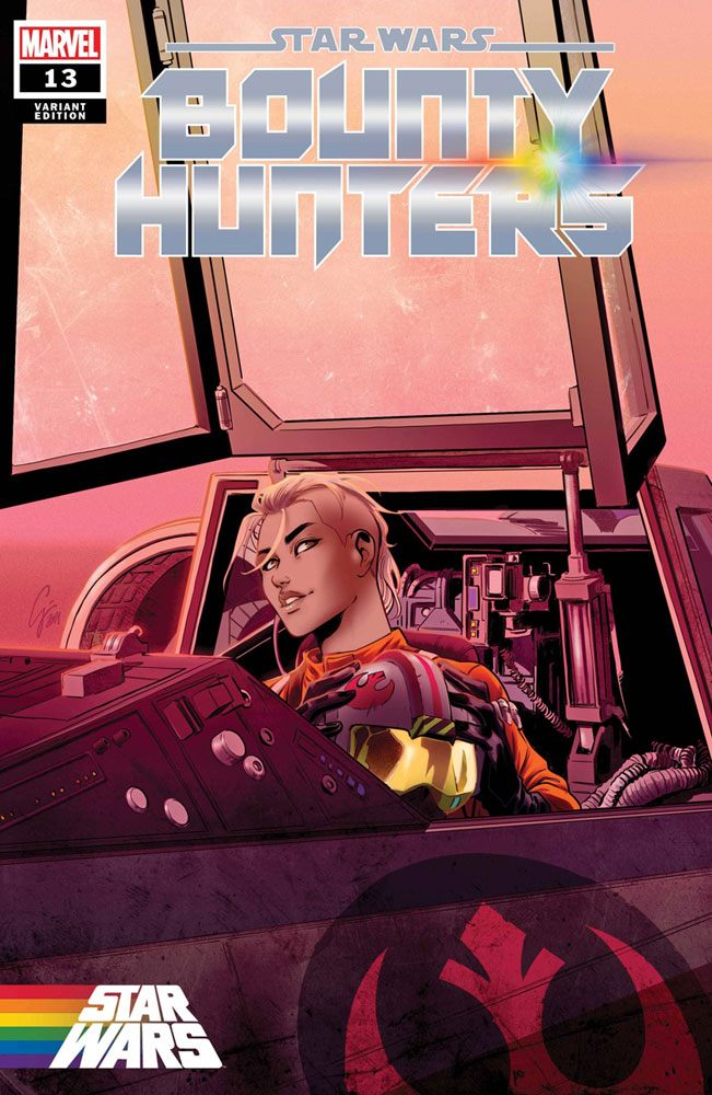 Image: Star Wars: Bounty Hunters #13 (WoBH) (variant Pride cover)  [2021] - Marvel Comics