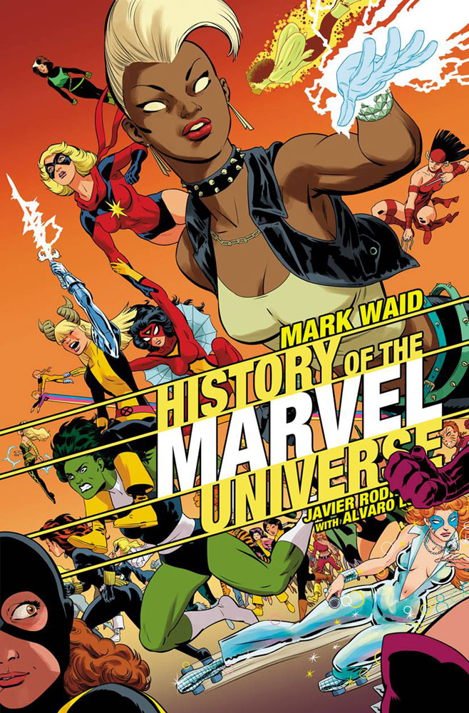 Image: History of the Marvel Universe SC  (variant DM cover - Rodriguez) - Marvel Comics