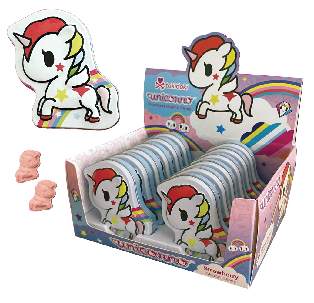 Tokidoki Unicorno Strawberry Candy Tin 12-Count Display - Westfield Comics