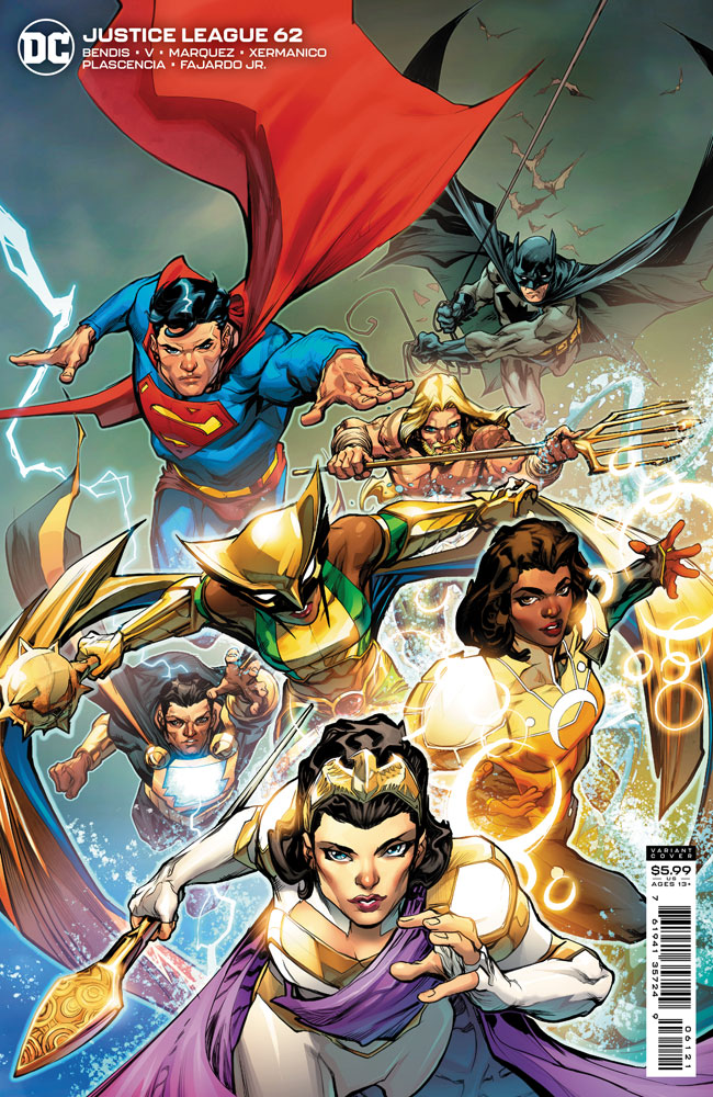 Image: Justice League #62 (variant card stock cover - Howard Porter)  [2021] - DC Comics