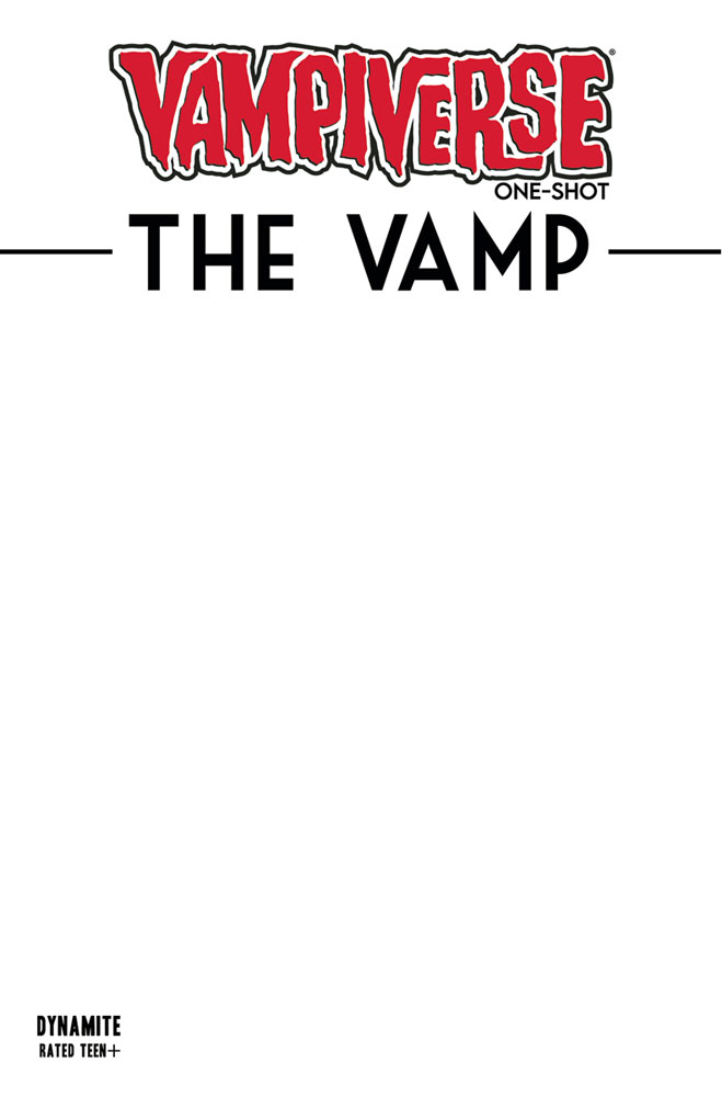 Image: Vampiverse Presents: The Vamp #1 (cover D - Blank Authentix) - Dynamite