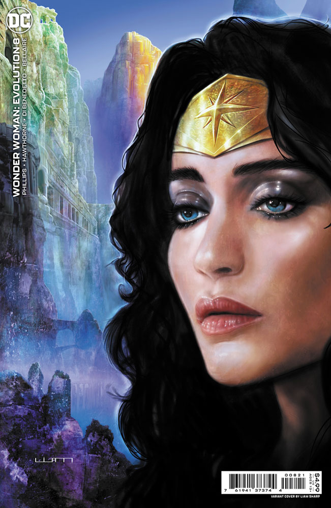 Wonder Woman Evolution 8 Variant Card Stock Cover Liam Sharp