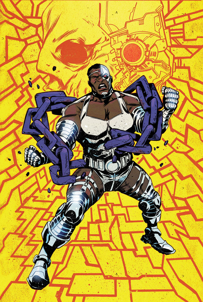 Image: Cyborg #2 (cover C incentive 1:25 cardstock - Sanford Greene)  [2023] - DC Comics