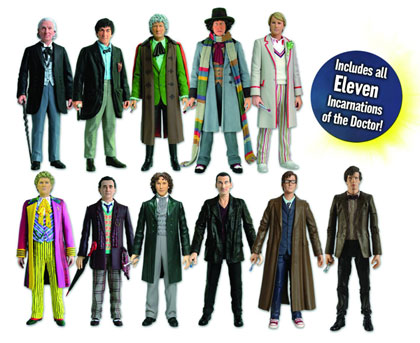 Image: Doctor Who: The 11 Doctors Figure Set  - 