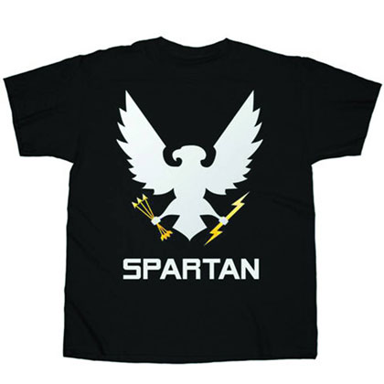 Image: Halo 4: Spartan Logo Bold T-Shirt [Black]  (XL) - 