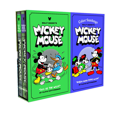 Image: Walt Disney's Mickey Mouse Color Sundays Gift Box Set Vols. 01 & 2 HC  - Fantagraphics Books