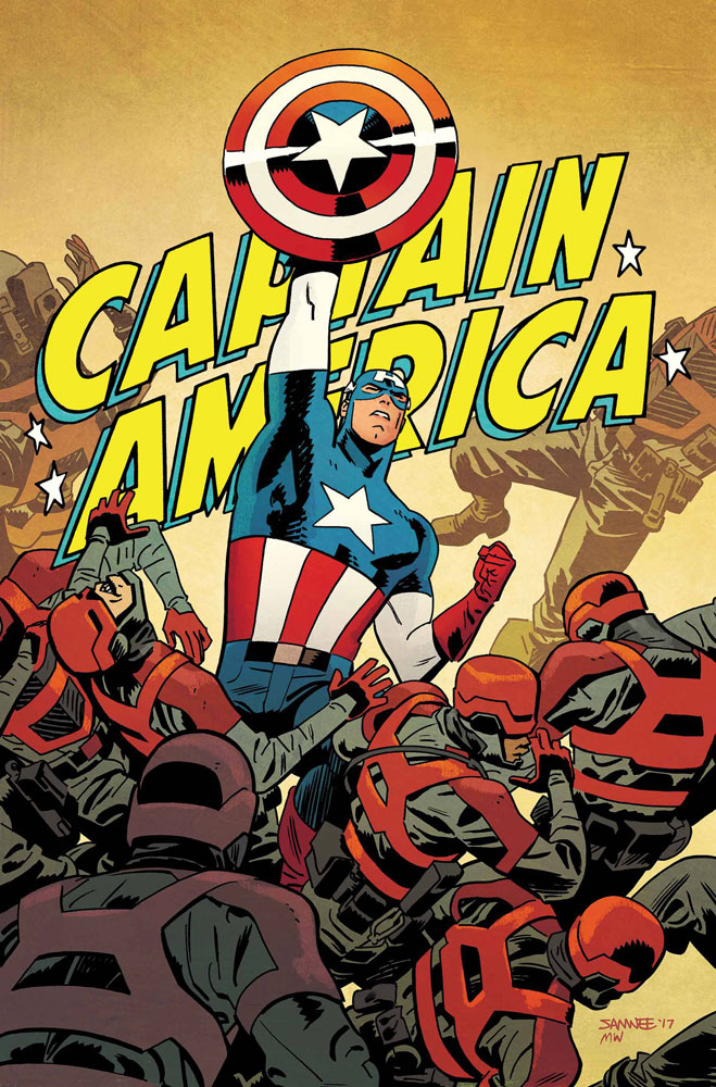 Image: Captain America #695 by Samnee Poster  - Marvel Comics