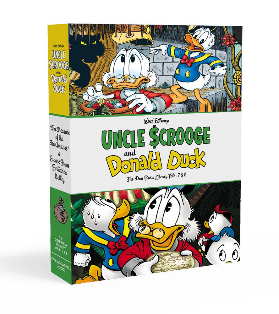 Image: Walt Disney Uncle Scrooge and Donald Duck: The Rosa Duck Library Vols. 07 & 08 HC  - Fantagraphics Books