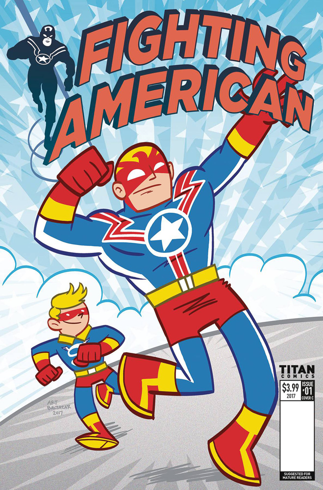 Image: Fighting American #1 (cover B - Baltazar)  [2017] - Titan Comics