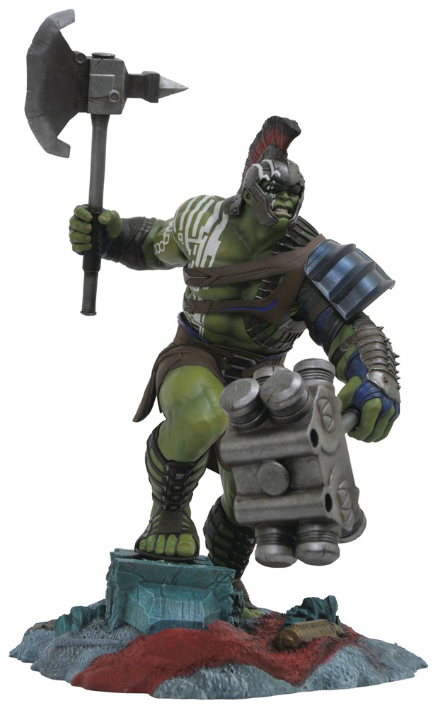 Image: Marvel Gallery PVC Diorama: Thor: Ragnarok - Gladiator Hulk  - Diamond Select Toys LLC