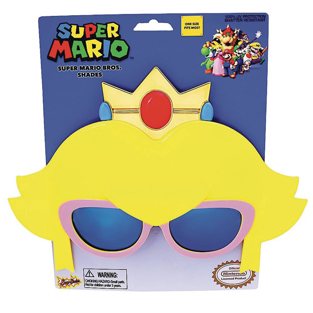 Image: Super Mario Bros Sunstaches Sunglasses: Peach  - H2W