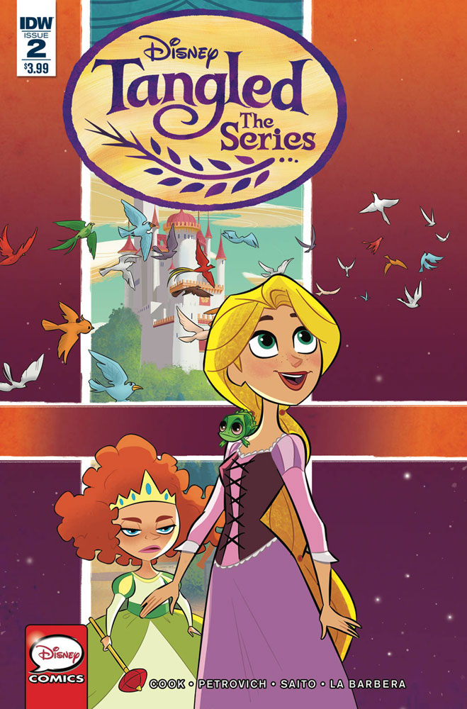 Image: Tangled: The Series: Hair-Raising Adventures #2 (cover A - Petrovich)  [2018] - IDW Publishing