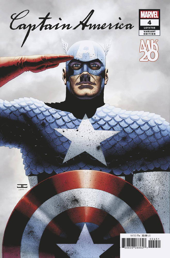 Image: Captain America #4 (variant MKXX cover - Cassaday)  [2018] - Marvel Comics