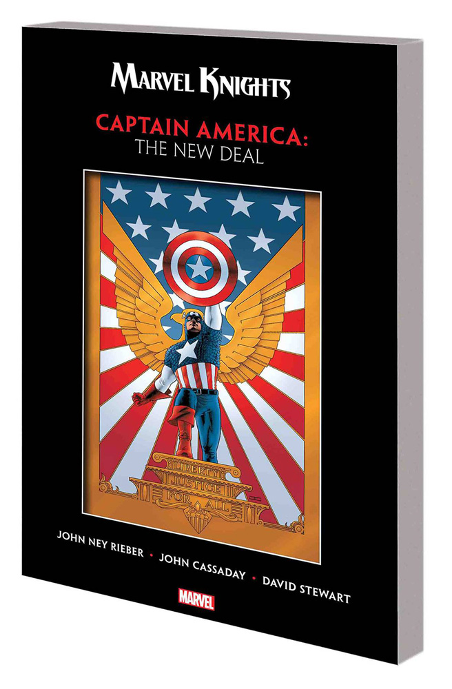 Image: Marvel Knights Captain America by Rieber & Cassaday: The New Deal SC  - Marvel Comics