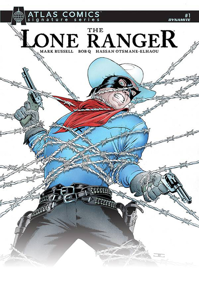 Image: Lone Ranger #1 (signed - Mark Russell) (Atlas edition) - Dynamite