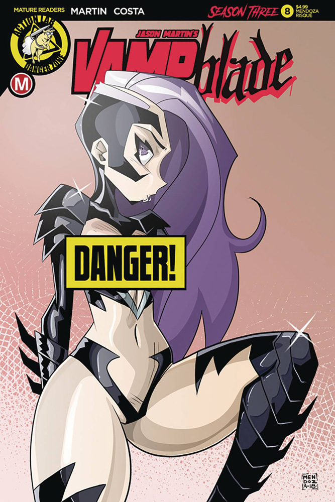 Image: Vampblade: Season 3 #8 (cover F - Mendoza Risque) - Action Lab - Danger Zone