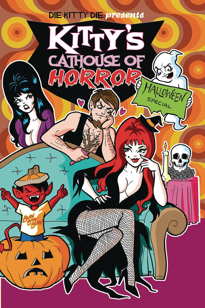 Image: Die Kitty Die!: Heaven & Hell: 2018 Halloween Special: Kitty's Cathouse of Horror #1 (cover A)  [2018] - Chapterhouse Publishing, Inc