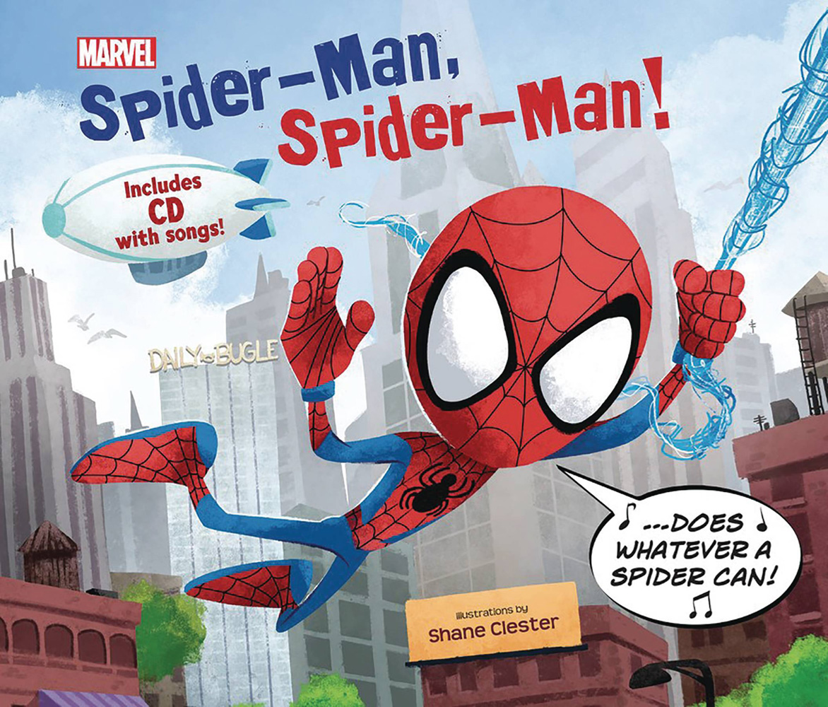 Image: Spider-Man, Spider-Man  (w/CD with Song) - Marvel Press
