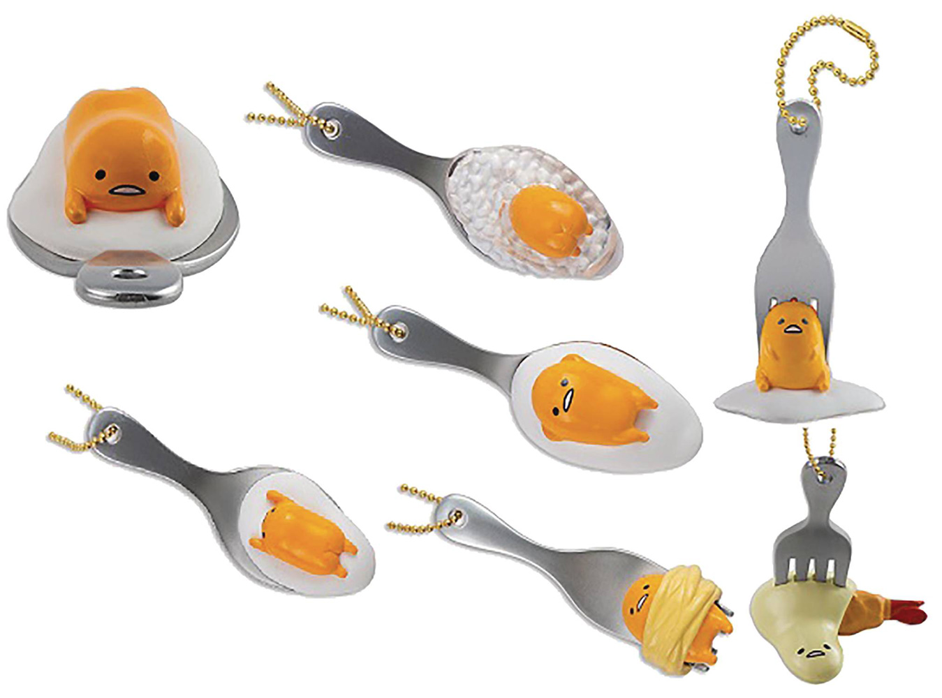 Image: Gudetama Lazy Egg Dangler 24-Piece Blind Mystery Bust Display Series 2  - Ucc Distributing