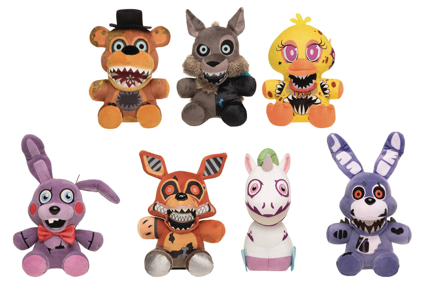 five nights at freddy's twisted ones wolf plush