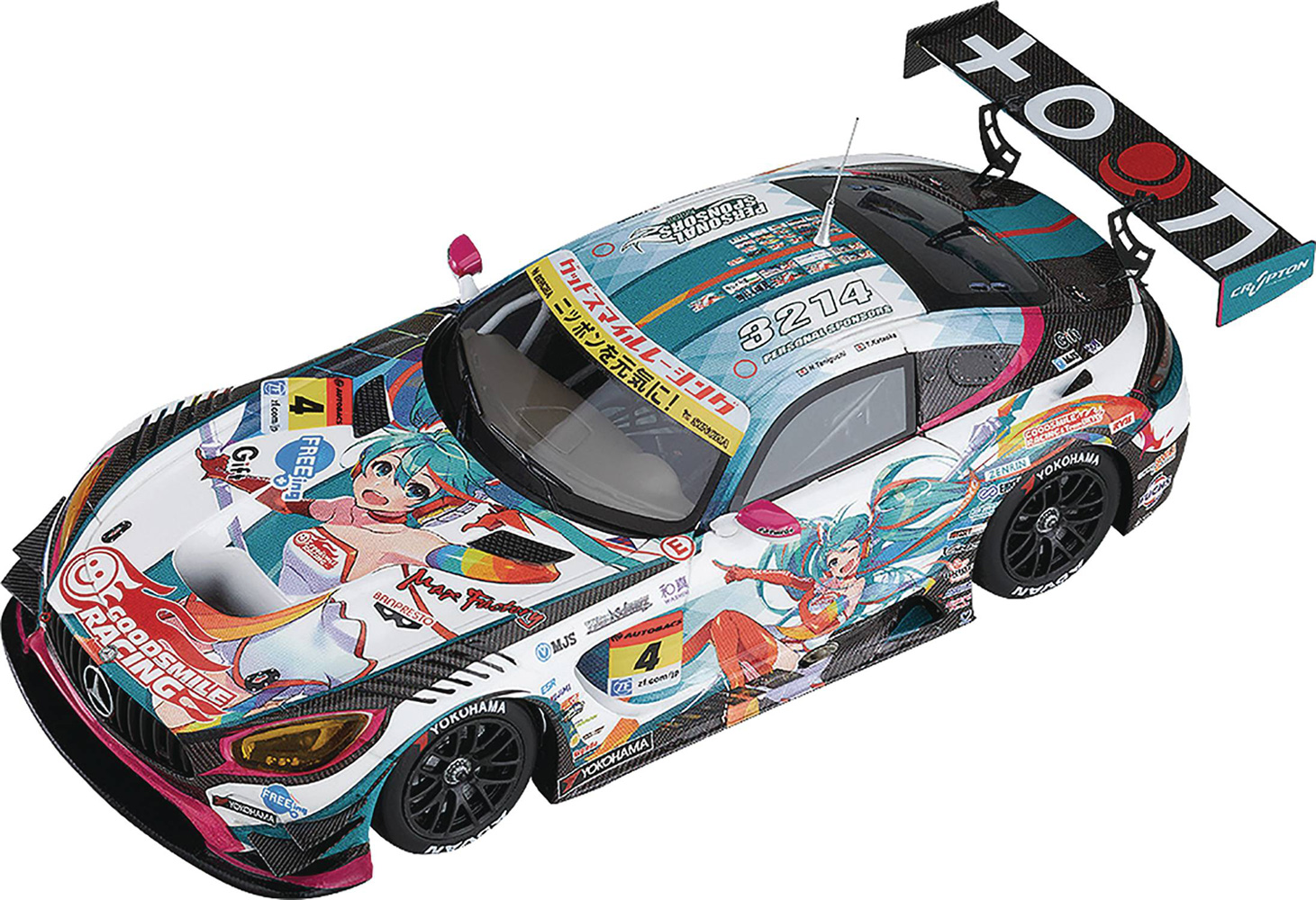 Image: Hatsune Miku GT Project Mini Car Amg  (2016 opening version) (1/43 scale) - Good Smile Racing