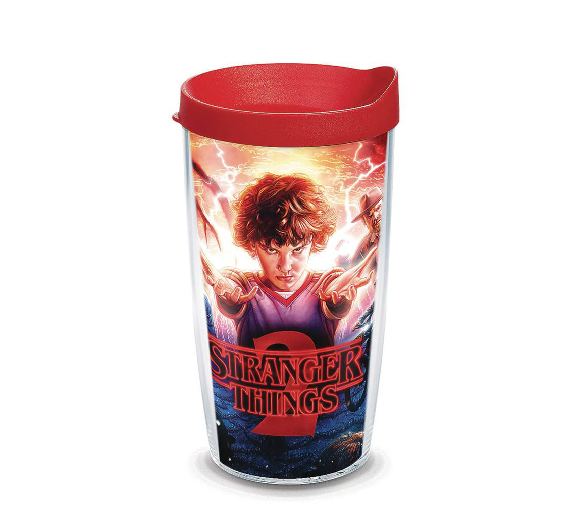 Image: Stranger Things Tumbler: Cast Poster  (16-ounce) - Tervis Tumbler Co.