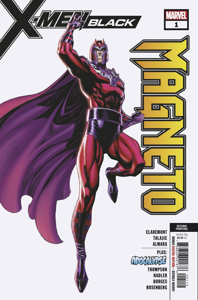 Image: X-Men: Black - Magneto #1 (variant 2nd printing cover - J. Scott Campbell) - Marvel Comics