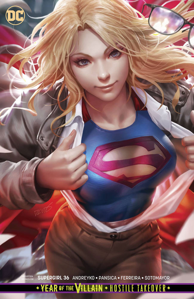 Image: Supergirl #36 (YotV) (variant card stock cover - Derrick Chew)  [2019] - DC Comics