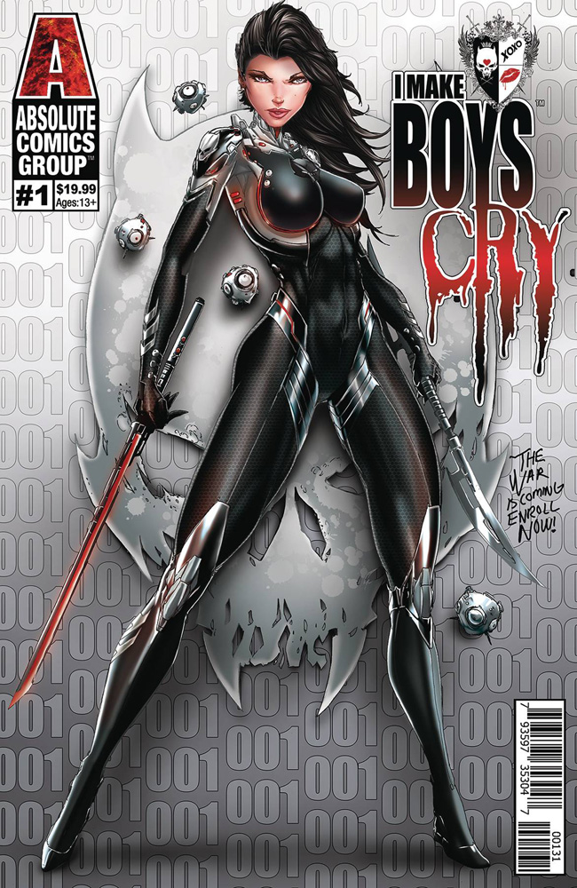 Image: I Make Boys Cry #1 (cover C - Tyndall wraparound lenticular) - Absolute Comics Group / Red Gi