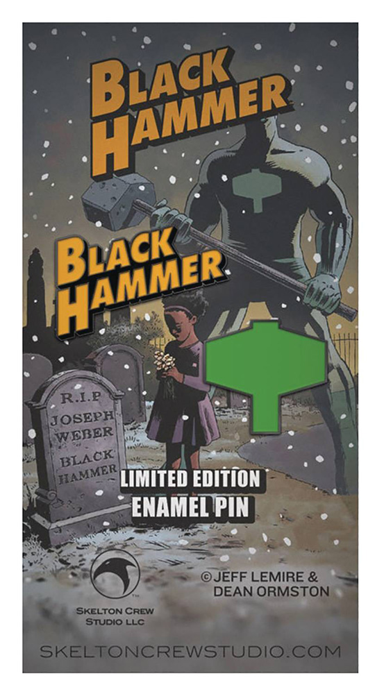 Image: Black Hammer Enamel Pin Set: Logo & Emblem  (limited edition) - Skelton Crew Studio, LLC