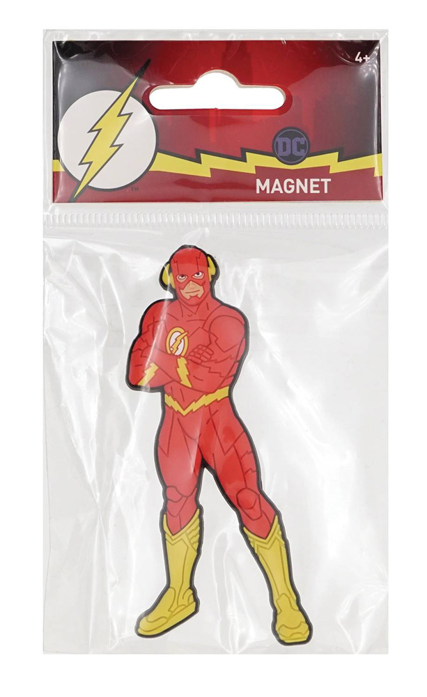 Image: DC Heroes Soft Touch PVC Magnet: The Flash  - Monogram Products