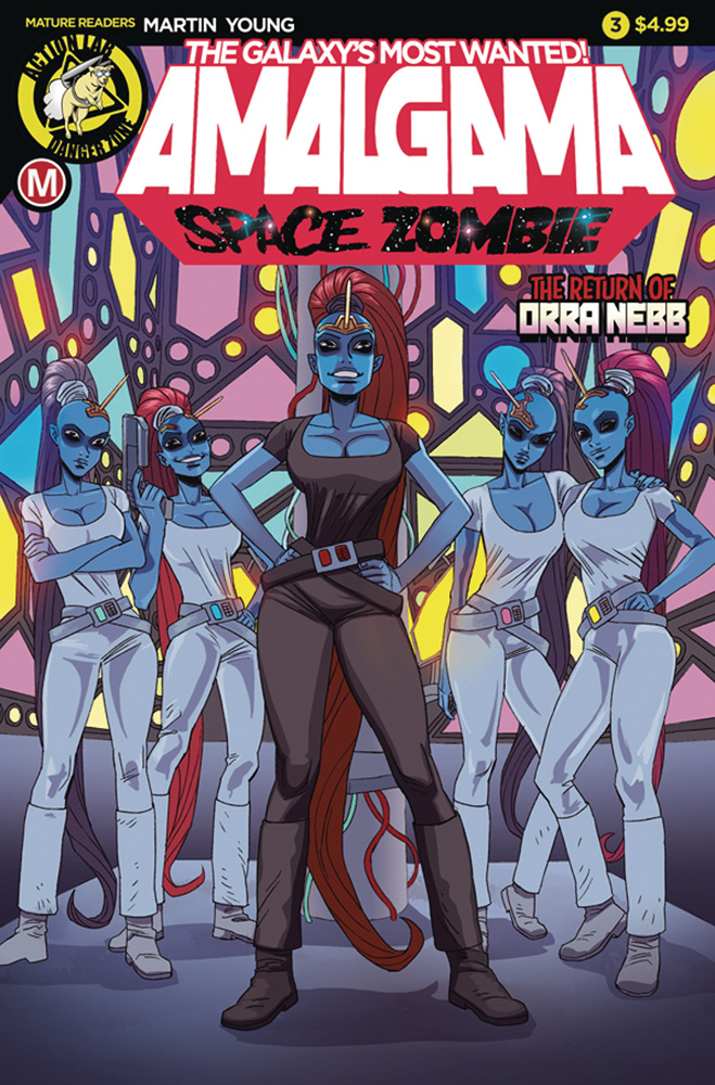 Image: Amalgama Space Zombie: Galaxy's Most Wanted #3 (cover A - Young) - Action Lab - Danger Zone